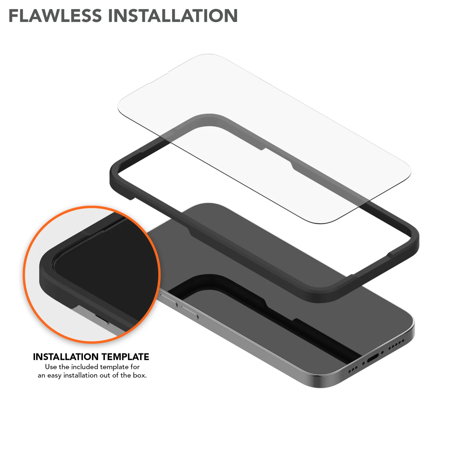 iPhone 14 Pro Tempered Glass Screen Protector (2 Pack) - Image 4